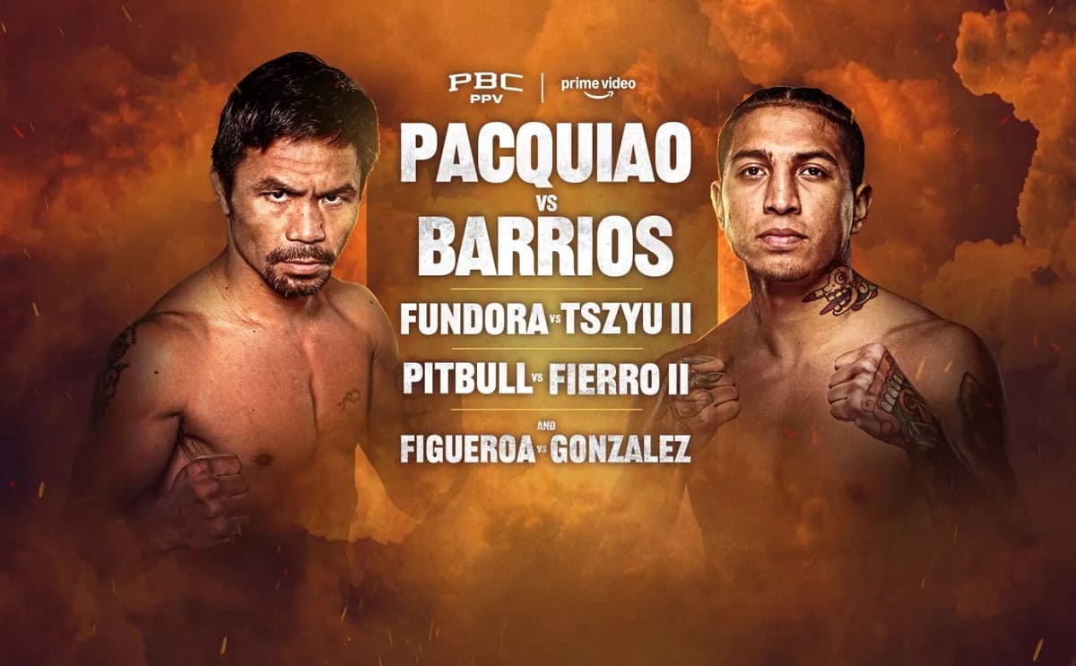 Manny Pacquiao vs. Mario Barrios смотреть онлайн