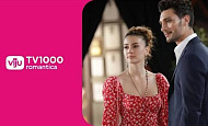 Официальный логотип телеканала Romantica TV1000 для просмотра турецких сериалов онлайн на ru1.su